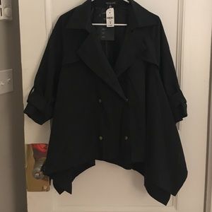 Mieeion LF belted trench coat jacket sz XS